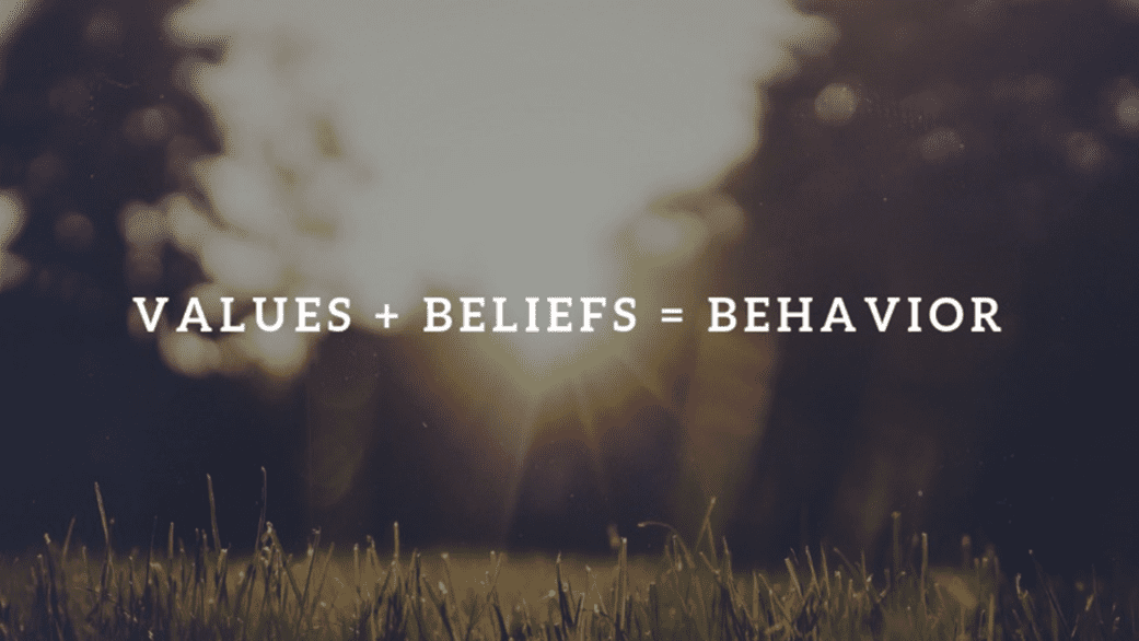 Beliefs Drive Behaviors